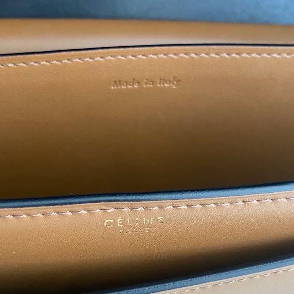 Auth celine bicolor medium case box bag preowned - Picture 7 of 16